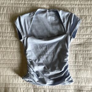 Abercrombie & Fitch Light Blue Short Sleeve Top